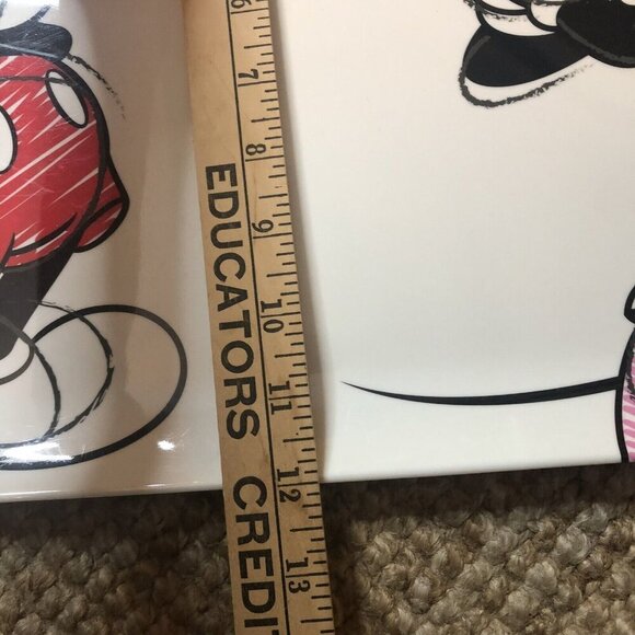 Disney Mickey Mouse Minnie Mouse Serving Tray ZAK! Designs 16" x12" - Picture 6 of 6